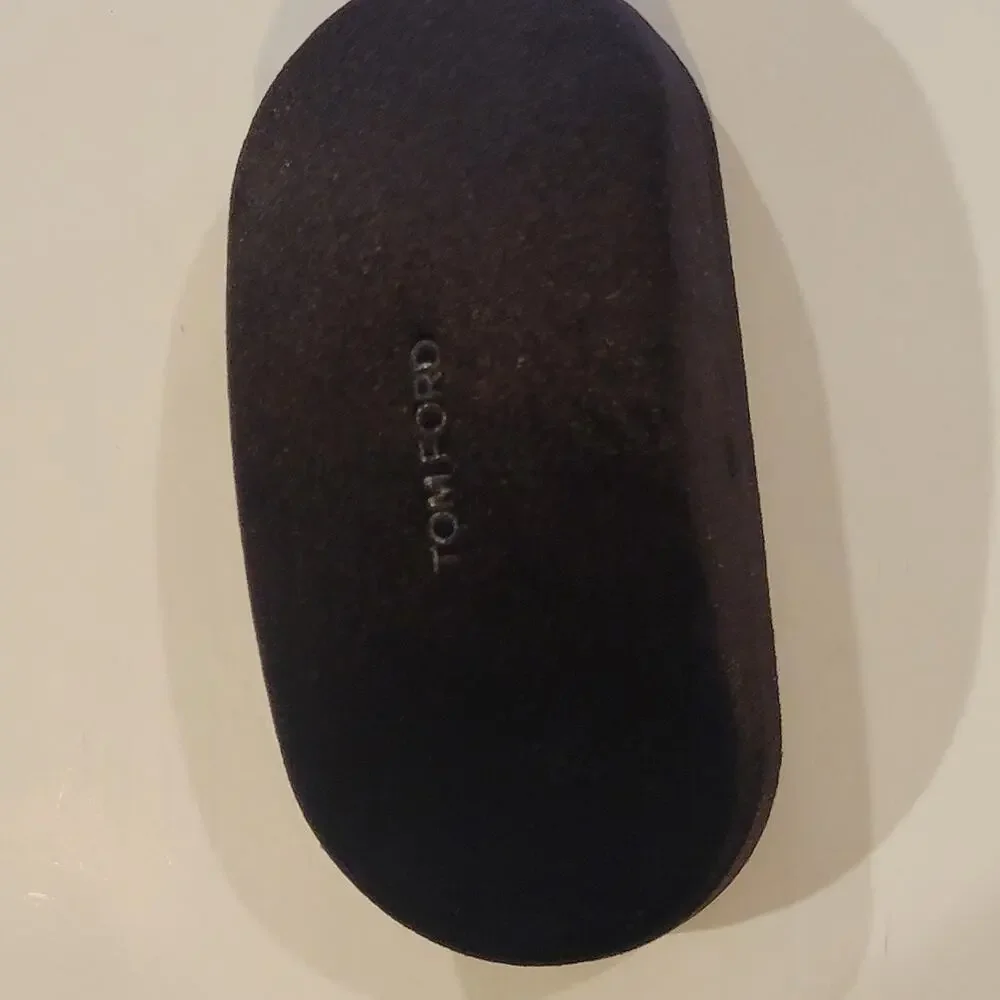 Tom Ford Black Velour Sunglasses Case Hard Clamshell